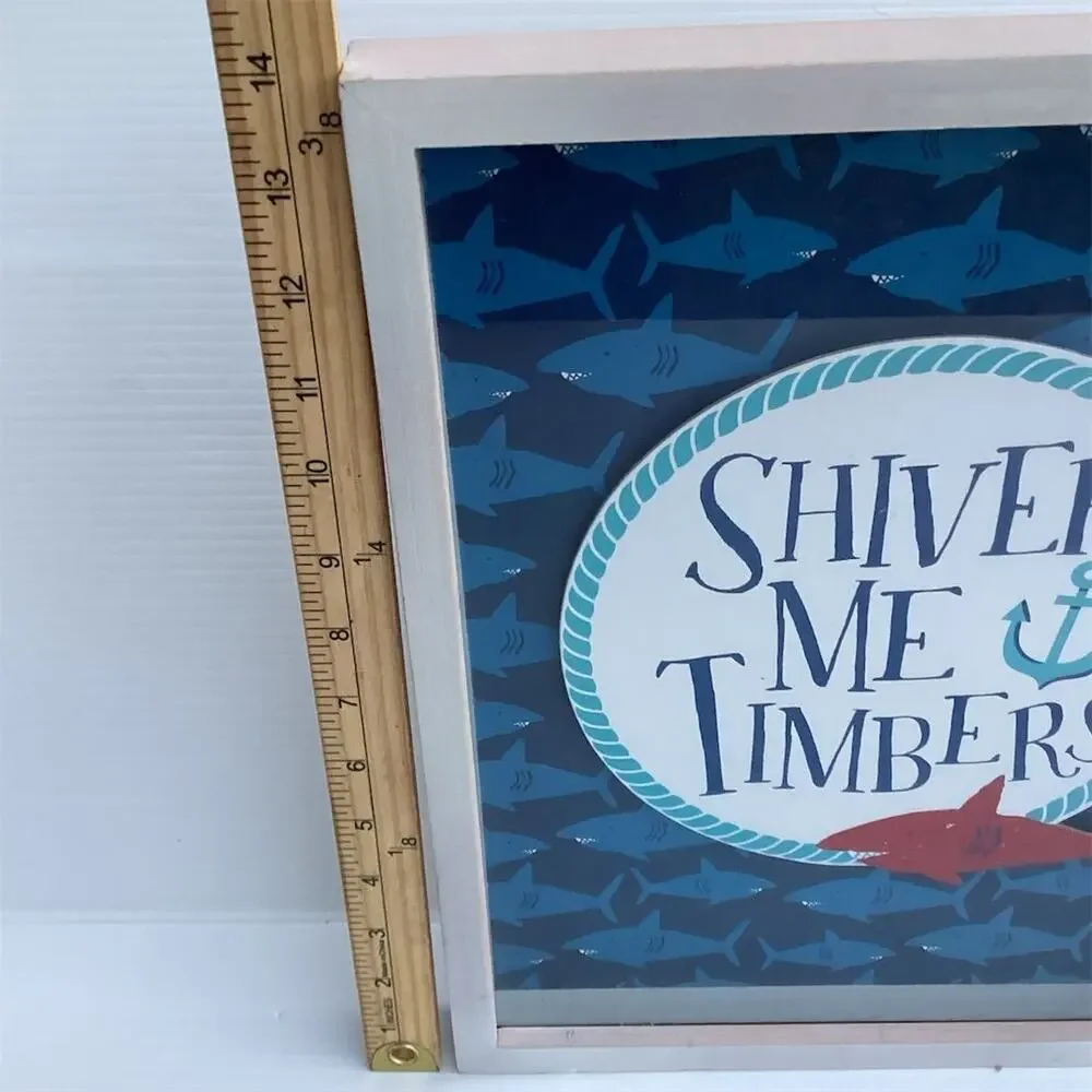 Pillowfort Shark Wall Art 